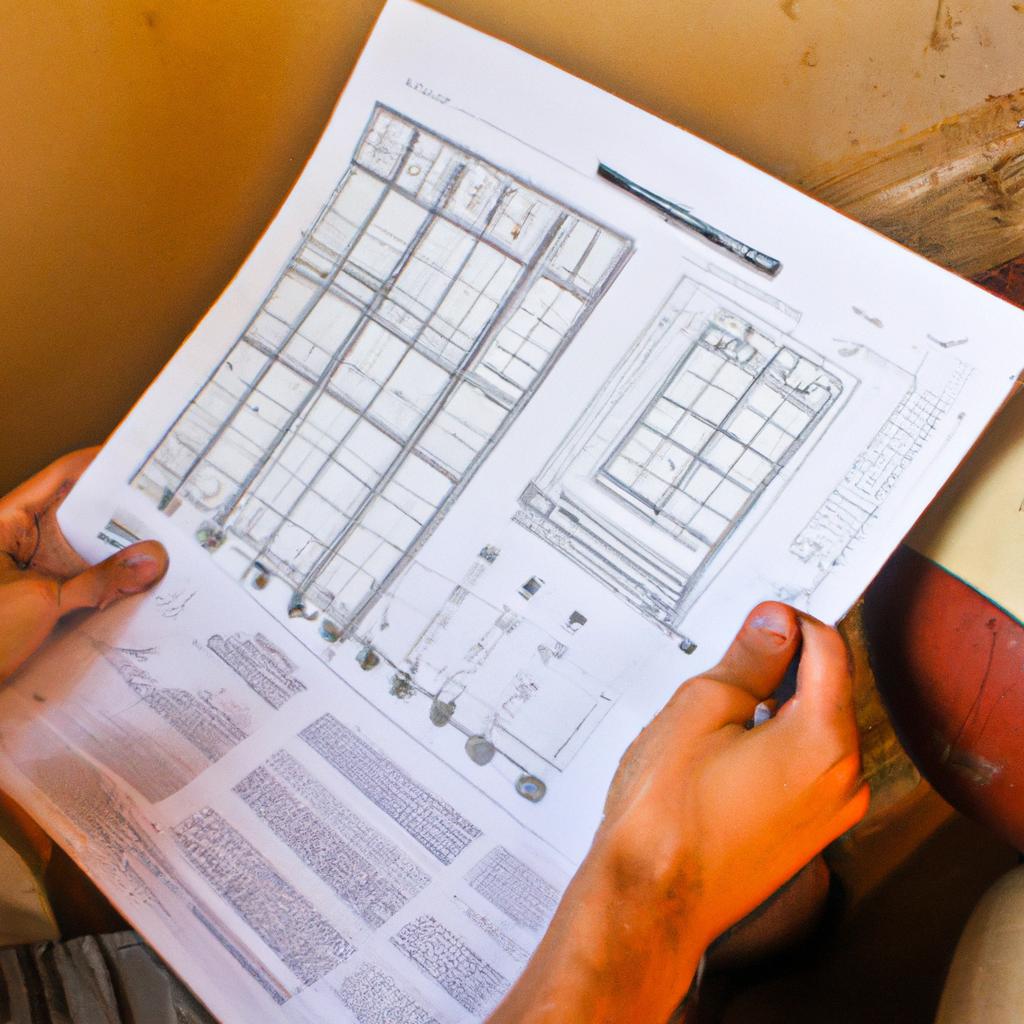 Person holding football, studying chart